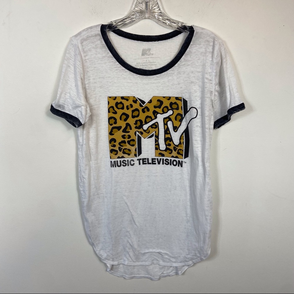 MTV Cheetah  long Tail Shirt